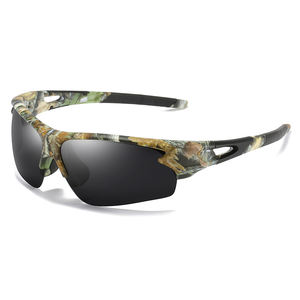 Камуфляжные модные поляризационные спортивные солнцезащитные очки с полуоправой UV400 для велоспорта - Product Image 1
