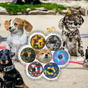 ราคาโรงงาน สินค้ามาใหม่ ลูกบอล EVA สำหรับสุนัขสุดหรู เป็นมิตรกับสิ่งแวดล้อม ทนทานต่อการกัด ของเล่นเคี้ยวสำหรับสัตว์เลี้ยงสำหรับใช้กลางแจ้งทุกวัน ของเล่นลอยน้ำ - Product Image 3