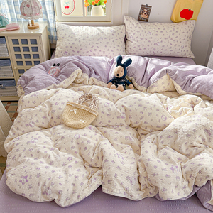 Juego de Ropa de Cama de 4 Piezas con Estampado Moderno 2026, Juego de Sábanas Suaves y Esponjosas para Dormitorio - Product Image 3