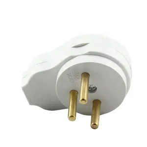 3Pin Israel Plug Socket Male Female Electrical Connector Plug 16A 250V Power Cord Connector Detachable Power Plug