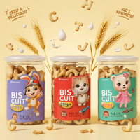 Lot de biscuits personnalisables en gros pour l'apprentissage interactif des tout-petits : biscuits lettres de l'alphabet et biscuits durs