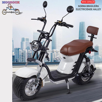 Scooter électrique pour adultes Bestselling Mini City Coco 60 V 1000 W, pneus larges de 10 pouces, batterie au lithium, moto électrique