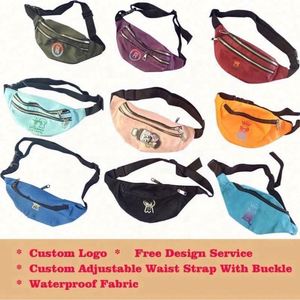 Custom Polyester <b>Chest</b> Fanny Pack for Travel Sports & Running-Water Proof Zipper Closure Embroidered Pattern Exclusive Promotion - Product Image 3