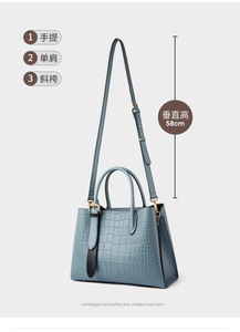 Sac à main en cuir de vachette de luxe pour femme, sac à bandoulière de créateur, sacs à main et pochettes de marque personnalisés - Product Image 3