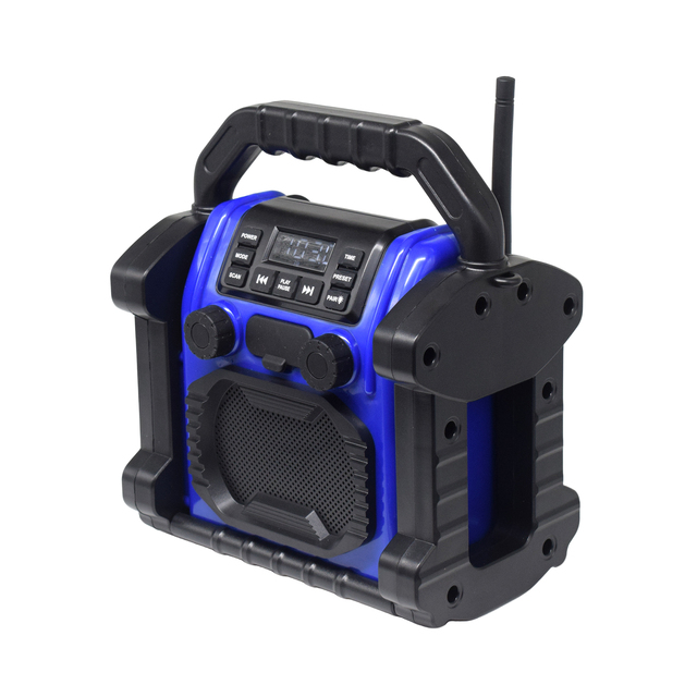 Custom OEM Factory Direct LED Digital Display 8000mAh Battery MP3 IP66 Waterproof Portable Emergency Light Wholesale BT Radio