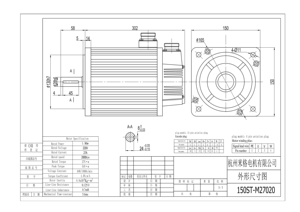 Motore Servo PMSM Mige 150mm 5.5kw, Basso MOQ, Personalizzabile, Completamente Chiuso, ad Alta Efficienza Energetica, Ampiamente Utilizzato - Product Image 6