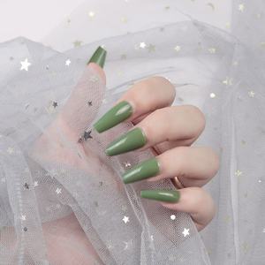 <span class=keywords><strong>Faux</strong></span>-<span class=keywords><strong>ongles</strong></span> en forme de cercueil et de ballet, accessoires pour femmes, longueur moyenne, brillants, ballerine, <span class=keywords><strong>2021</strong></span> de prix bas, à pression, design - Product Image 3