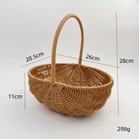 Vente chaude d'oeufs de Pâques élégants et de paniers de stockage de fruits pour les décorations de mariage et les cadeaux de fille de fleur