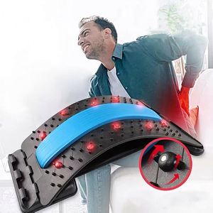 Camilla de espalda <span class=keywords><strong>magnetoterapia</strong></span> masajeador ajustable de varios niveles cintura cuello Fitness Lumbar columna Cervical soporte alivio del dolor - Product Image 2