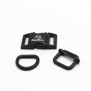 1 pulgadas negro accesorios para mascotas lateral ajustable hebilla de liberación rápida para el Collar de perro - Product Image 2