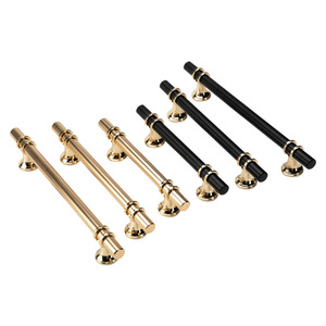 Poignées <span class=keywords><strong>de</strong></span> porte symétriques en acier inoxydable, aluminium et verre, coloris blanc, noir, or, or rose, pour portes d'entrée et portails - Product Image 2