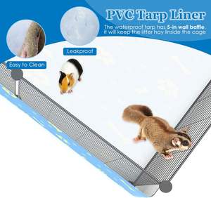 Muşamba ile gine domuz kafesleri, büyük <span class=keywords><strong>C</strong></span> & <span class=keywords><strong>C</strong></span> için Loft kafes tavşan tavşan yavru küçük hayvan kapalı köpek oyun parkı Pet egzersiz muhafaza - Product Image 5