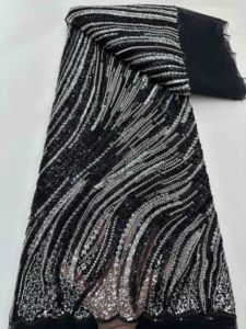 의류 레이스에 대 한 비즈 레이스 패브릭 스팽글 - Product Image 6