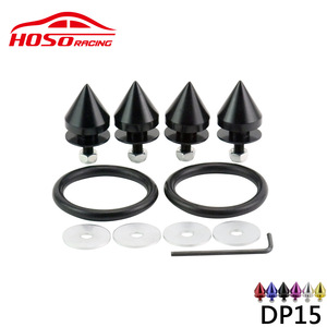 Vis coniques de renforcement de pare-chocs de voiture en alliage d'aluminium Rouge Bleu Noir Argent Violet Or DP15 pour la mise à niveau et la rénovation - Product Image 2