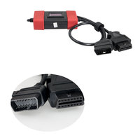 Cable convertidor elevador de voltaje de 12V a 24V para camiones, compatible con herramientas de diagnóstico diésel Launch X431 y Thinkdiag