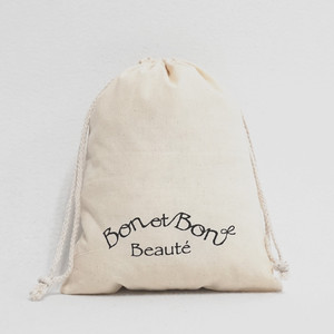 Sac à poussière en coton de couleur naturelle pour sacs à main avec logo personnalisé - Product Image 4