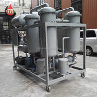 Équipement d'épurateur d'huile de Turbine 100l/min avec élimination de l'eau et élimination des impuretés de l'huile dans le système de lubrification hydraulique