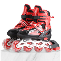Patins à roulettes universels en PVC pour enfants et adultes, chaussures de glisse rapides, vente en gros