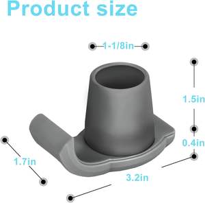 Marcheur Ski Glider Coussin <span class=keywords><strong>de</strong></span> jambe <span class=keywords><strong>de</strong></span> <span class=keywords><strong>chaise</strong></span> en <span class=keywords><strong>plastique</strong></span> pour marcheurs pliants Réglable Durable Aide à la mobilité pour personnes âgées - Product Image 2