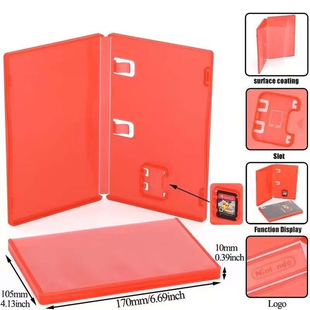 For Nintendo Switch 2 Replacement Game Card Case Cartridge Custom Retail Box for OLED Lite NS Card Blank Holder