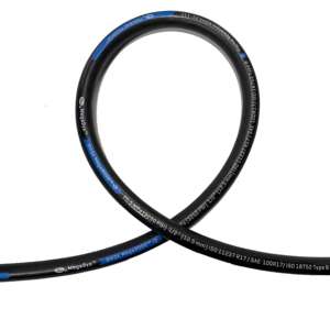 Para <span class=keywords><strong>Gates</strong></span> Manguera de goma hidráulica de alta presión SAE 100R17 Manguera de combustible de alambre de acero de 1 capa con servicio de corte personalizable - Product Image 5