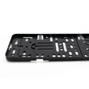 Telaio targa in plastica nera di alta qualità in stile tedesco con targa in bianco per il mercato Euro e Russia - Product Image 5