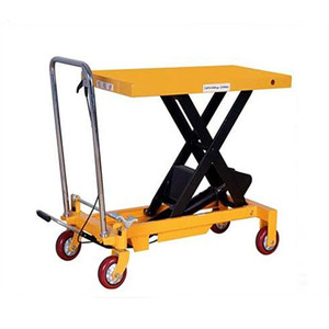 Carretilla Elevadora de Tijera Hidráulica Manual con Plataforma, Altura Ajustable de 720-2000 mm, Vehículo para Manejo de Moldes en Talleres y Logística - Product Image 5