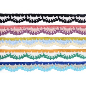 Wholesale 3cm Scallop Edge Lace French Crochet Lace Trimming Embroidery <strong>Fabric</strong> <strong>Trims</strong> for Clothing Dresses Textiles Accessories - Product Image 1