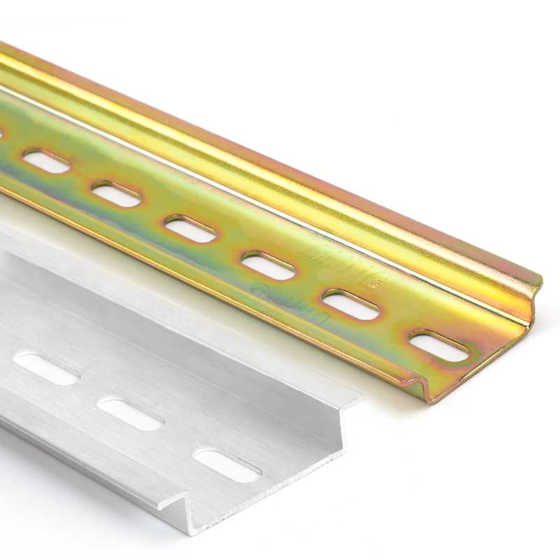 Монтажная направляющая xinghe 35 мм, ширина 7,5 мм, высота 1 или 2 метра из нержавеющей стали, фиксированное отверстие M4 M6, промышленная сталь, Din-рейка, серебристая