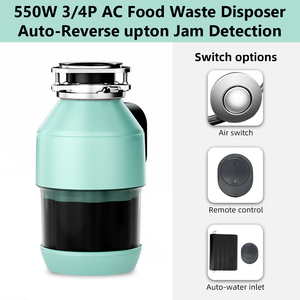 <span class=keywords><strong>3</strong></span>/4 HP不锈钢连续垃圾处理带三层6级研磨<span class=keywords><strong>a</strong></span>级家用能效 - Product Image 2