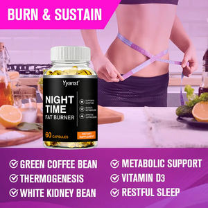 Cápsulas de Gel Suave para Quemar Grasa Natural y Perder Peso, OEM/ODM, para Dormir y Recuperación Muscular, Bajas en Carbohidratos y Azúcar, Empaque Personalizado - Product Image 5