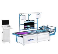 Plotter de Corte Plano, Alimentación de Material en Rollo, Cortador de Inyección de Tinta de Cama Plana Continua, Plotter de Corte de Cama Plana