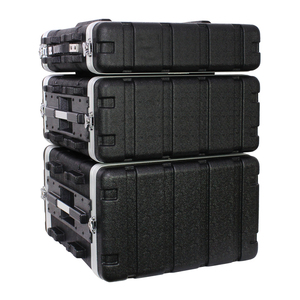 2U 4U 6U 8U 10U 12U 8 "17" 19 "profondità <span class=keywords><strong>ABS</strong></span> Rack Flight Road custodia in plastica con ruote ruote maniglia - Product Image 4