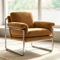 Fauteuil de détente de luxe pour salon et chambre à coucher, design moderne, canapé confortable pour la maison, le bureau ou l'hôtel