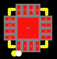 Commutateur/multiplexeur analogique SPDT à 4 canaux BROADCHIP BCT4567EGE-TR avec montage SMT pour la réutilisation des cartes SIM dans un boîtier TQFN-16-EP(3x3)
