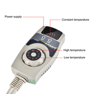 Natural Jade Stone Electric Heating Massage Cushion Back Waist <b>Hip</b> Foot Warmer <b>Pad</b> PU Leather Temperature Control - Product Image 2