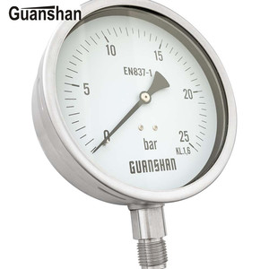 เกจวัดความดันสแตนเลส100มม. แคปซูลเกจวัดความดันต่ำ - Product Image 2