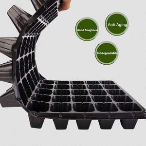 Bandejas de Plástico de Poliestireno Grueso Reutilizables Green <span class=keywords><strong>Sen</strong></span> de 72, 128 y 200 Celdas para Semillas de Vegetales y Flores - Product Image 3
