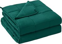 Couverture lestée à sept couches en tissu respirant, garnie de billes de verre, pour lutter contre l'anxiété et favoriser le sommeil
