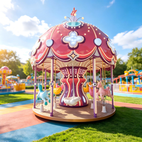 Manège Carrousel de Luxe pour Parc d'Attractions, Attraction Chevaux de Carrousel pour Parc Thème