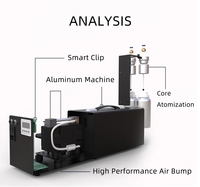 Machine commerciale professionnelle de diffuseur d'arôme de CVC d'évent en métal de modulation de grande surface 1 an grand diffuseur d'huile de parfum fort