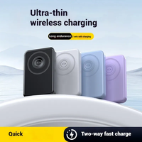 Batterie externe magnétique sans fil personnalisée en gros 5000mAh 10000mAh avec charge rapide PD pour téléphones mobiles