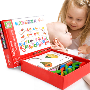 Tarjetas de Memoria con el <span class=keywords><strong>Alfabeto</strong></span> de Madera, 26 Letras, Rompecabezas de Emparejamiento, Juego de Reconocimiento de Letras de Frutas y Verduras, Juguetes Educativos para Niños y Niñas - Product Image 3