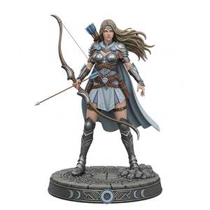 Özel baskı 3D PVC reçine Moonlight hunşekilli kalıp heykeli hediye koleksiyonu masaüstü süsler - Product Image 2