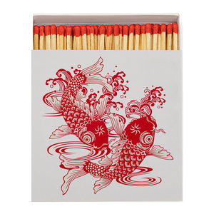 Safety <strong>Matches</strong> for Archivist Classic-125 Eco-Friendly <strong>Extra</strong> <strong>Long</strong> 100mm (110x110x30mm) Custom Art <strong>Matches</strong> Box Gift Set - Product Image 4