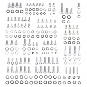 Kit de Pernos Hexagonales para Motor Chevrolet, Acero Inoxidable 304 Clase 8.8 UNC con Arandelas para 265 283 305SBC - Product Image 1