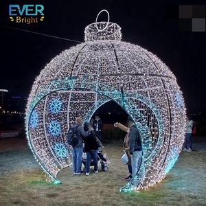 Décorations lumineuses géantes 3D personnalisées en PVC LED pour Halloween et Noël, IP65, pour aménagement paysager, jardin, parc, zoo, centre commercial, place - Product Image 4