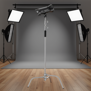 Godox Stainless Steel Light <b>Stand</b> 10.83 Ft Adjustable Color Temperature Photography Lighting - Product Image 2