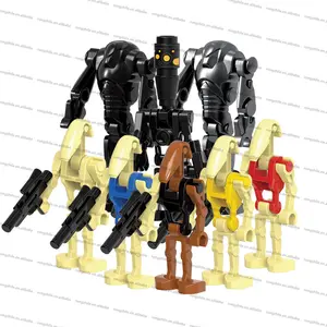 Sw Star Machine Collection Battle Droid IG-88 Rammelaar Robot Ruimte Oorlogen Bouwsteen Mini Bakstenen Actiefiguren Speelgoed G0111 Pg8099