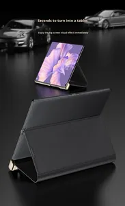 Étuis de téléphone portable de luxe en cuir + PC magnétique, pliables, plaqués, pare-chocs, <span class=keywords><strong>Mate</strong></span> Xs 2, protection contre les chocs, protection de l'objectif, support de livre rabattable - Product Image 4